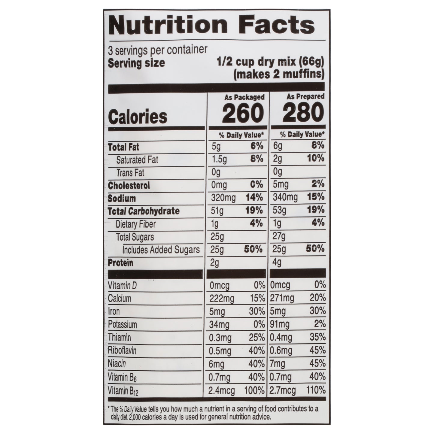 Martha White Wild Berry Muffin Mix 7 oz