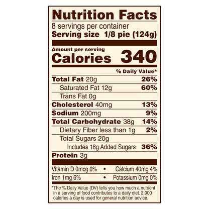 Marie Callender's Banana Cream Pie Frozen Dessert, 34.9 Ounce