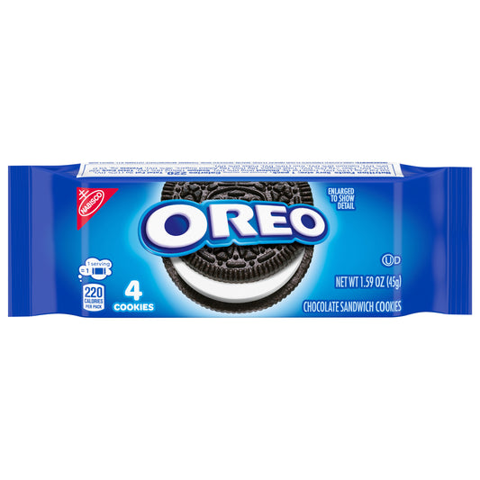Oreo Chocolate Sandwich Cookies 4 ea