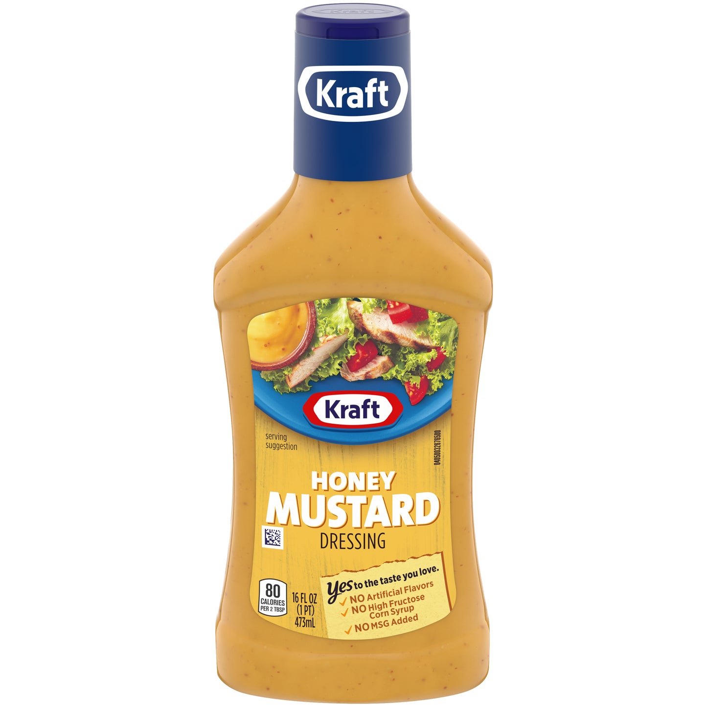 Kraft Honey Mustard Dressing, 16 fl oz Bottle