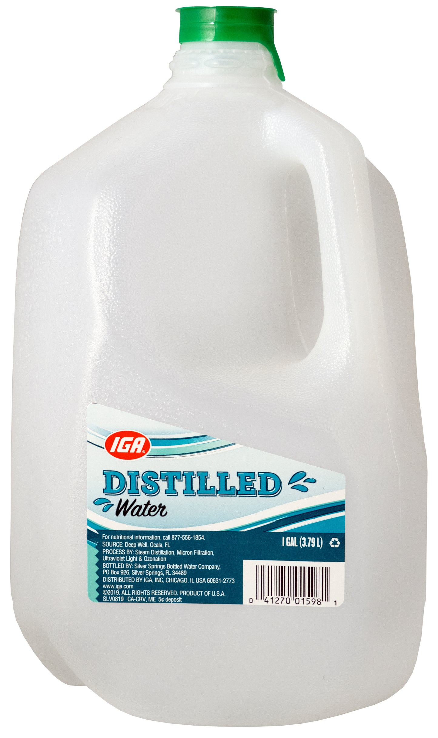 WATER DISTILLED JUG 1 GAL