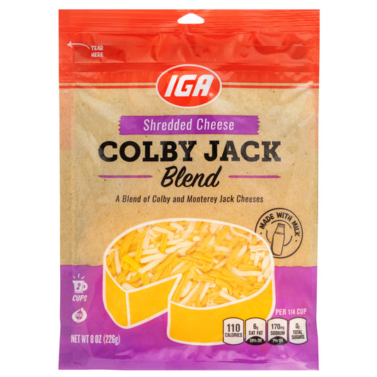 SHREDDED COLBY JACK CHEESE 8 OZ