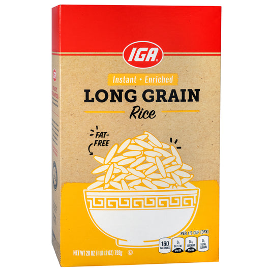 RICE INSTANT LONG GRAIN 28 OZ