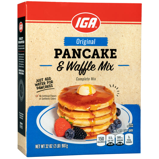 PANCAKE AND WAFFLE MIX ORIGINAL 32 OZ