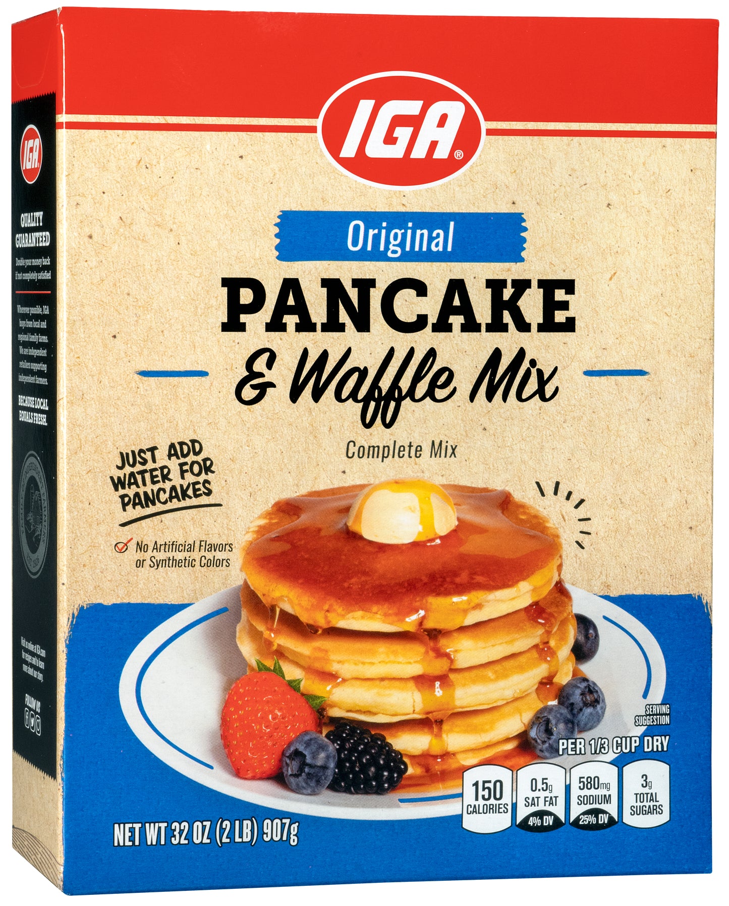 PANCAKE AND WAFFLE MIX ORIGINAL 32 OZ