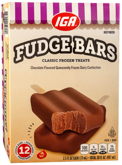 FUDGE BARS 12 CT BOX 30 oz