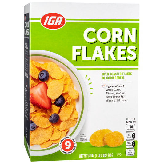 CORN FLAKES CEREAL 18 OZ
