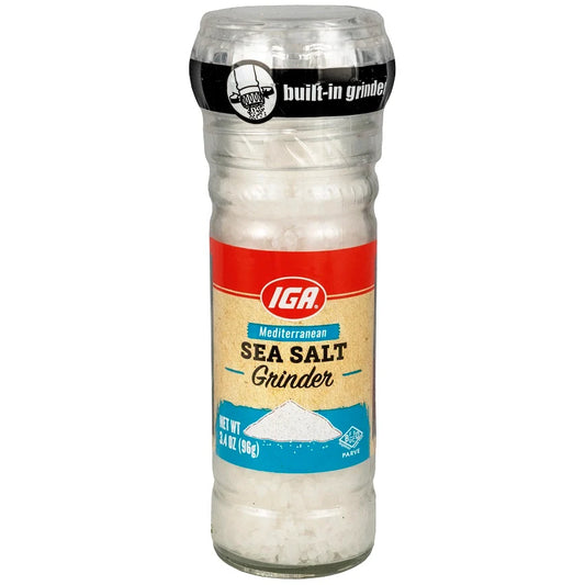 IGA SEA SALT MEDITERRANEAN GRINDER 3.4 OZ