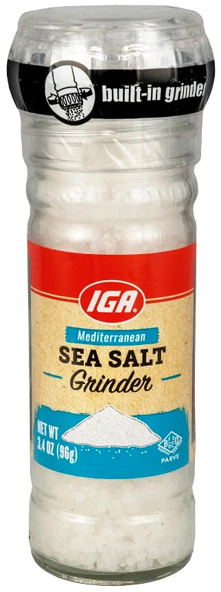 IGA SEA SALT MEDITERRANEAN GRINDER 3.4 OZ