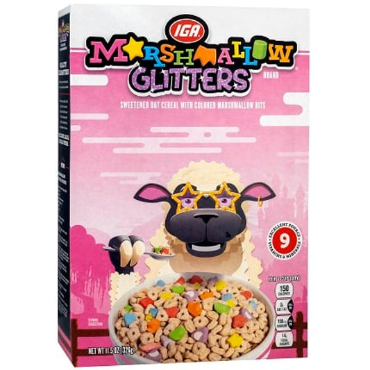 MARSHMALLOW GLITTERS CEREAL 11.5 OZ