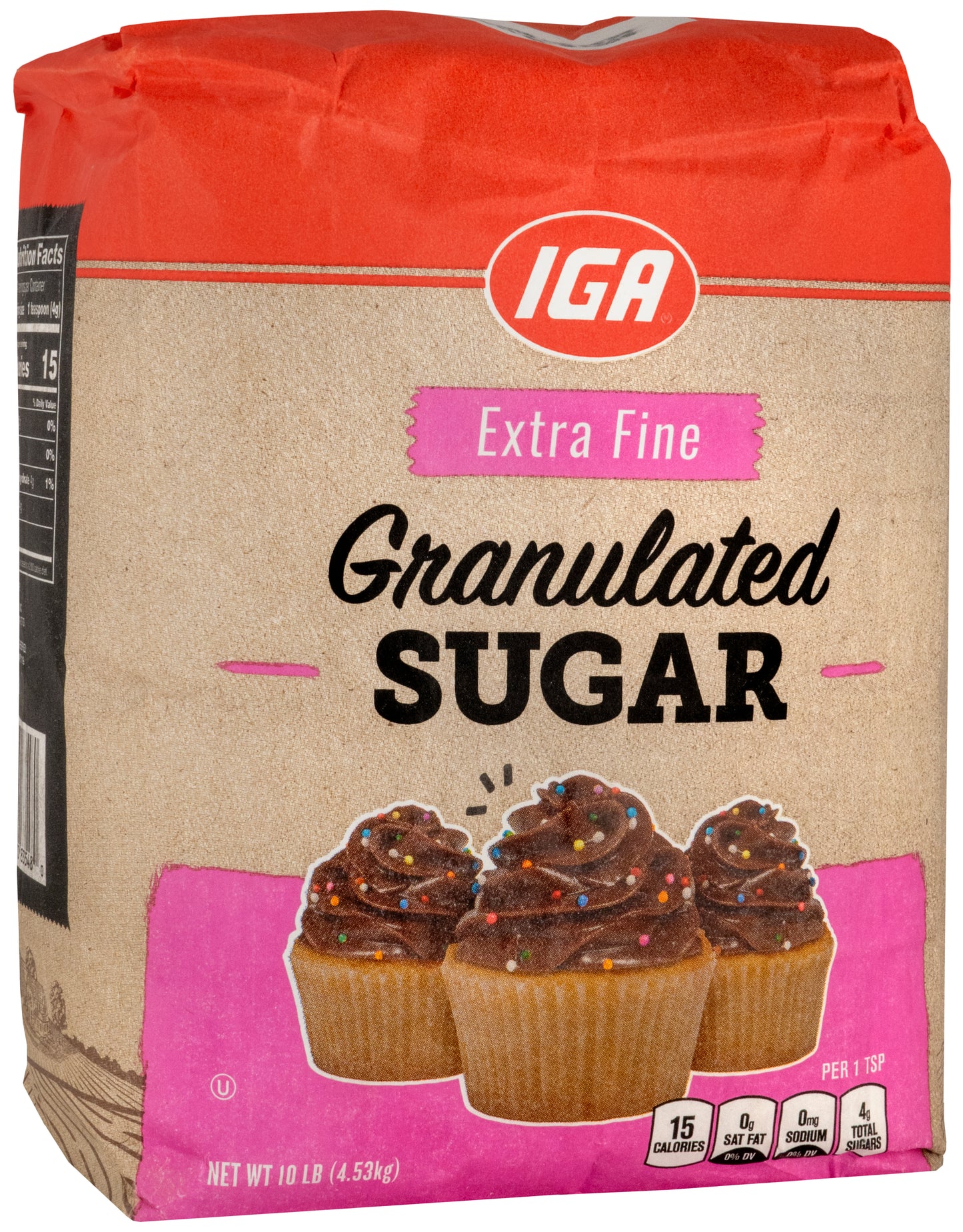 SUGAR GRANULATED EXTRA FINE 10 LB BAG
