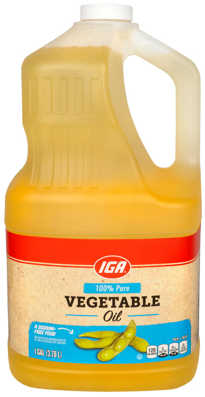 OIL VEGETABLE 100% PURE 1 GAL 128 OZ