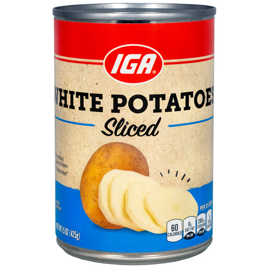 SLICED WHITE POTATOES 15 OZ