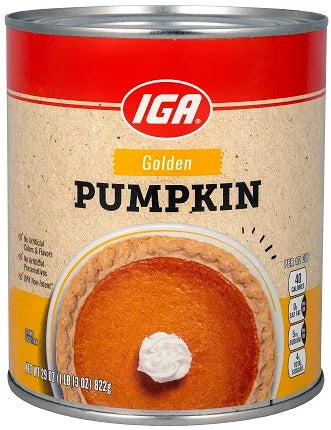 IGA PUMPKIN GOLDEN 29 OZ