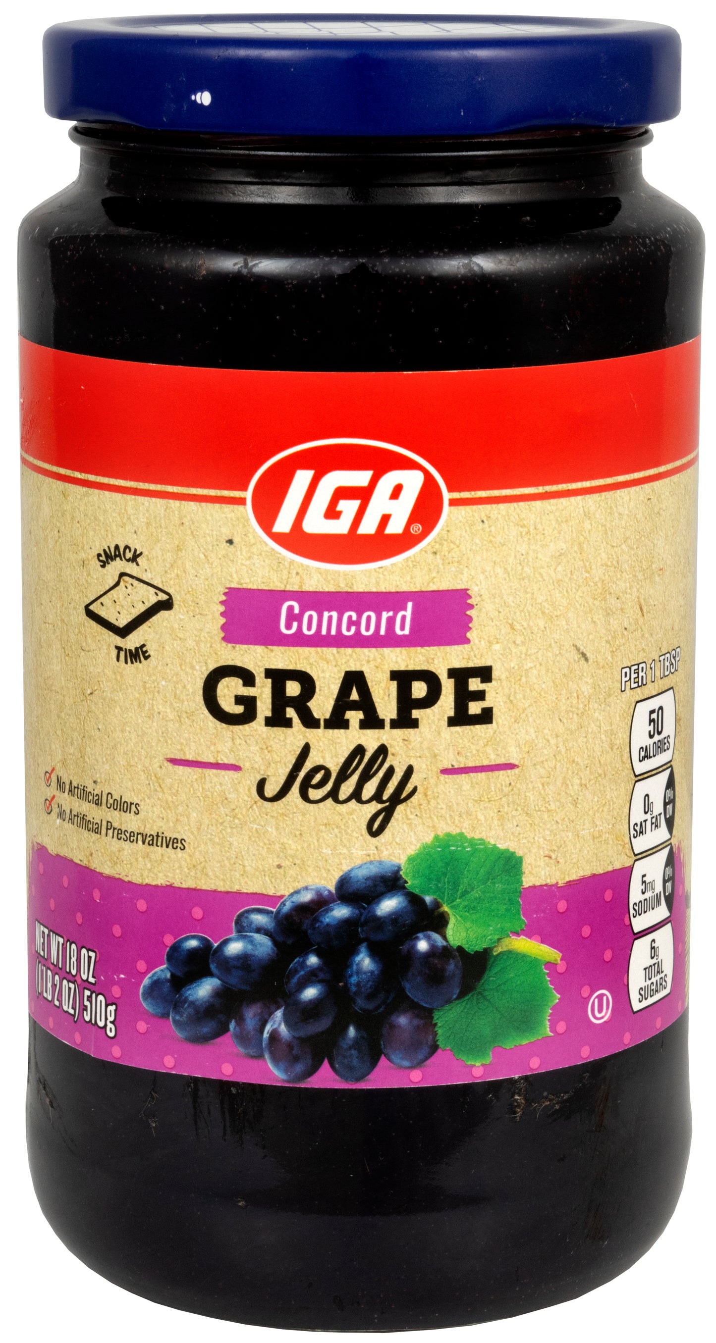 GRAPE JELLY CONCORD 18 OZ