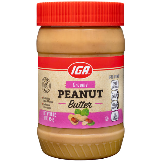 PEANUT BUTTER CREAMY 16 OZ
