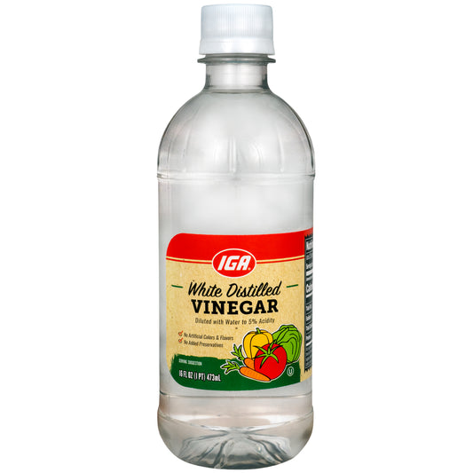 VINEGAR WHITE DISTILLED 5 PERCENT 16 OZ