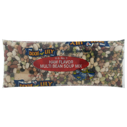 Dixie Lily Ham Flavor Multi Bean Soup Mix 16 oz