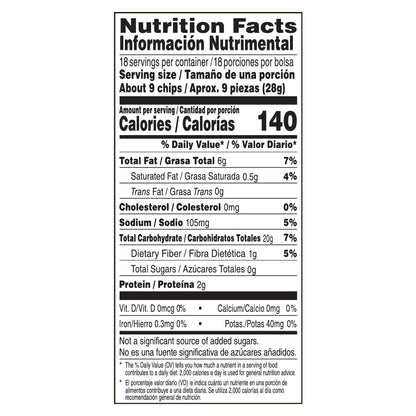 Santitas Tortilla Chips White Corn 18 Oz