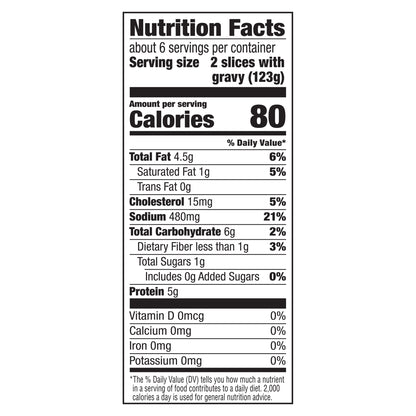 Banquet Family Size Homestyle Gravy and Sliced White Meat Turkey, Frozen Meal, 26 OZ