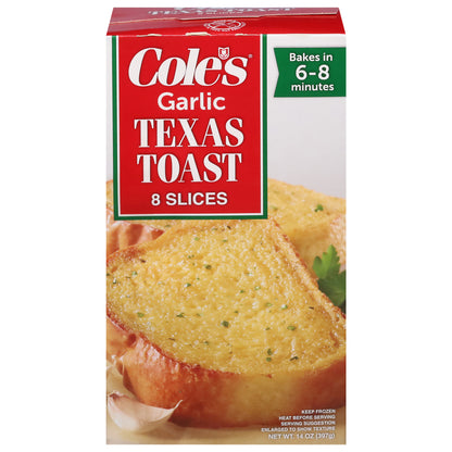 Cole's Garlic Texas Toast 8 ea
