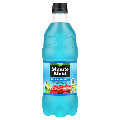 Minute Maid Blue Raspberry Bottle, 20 fl oz