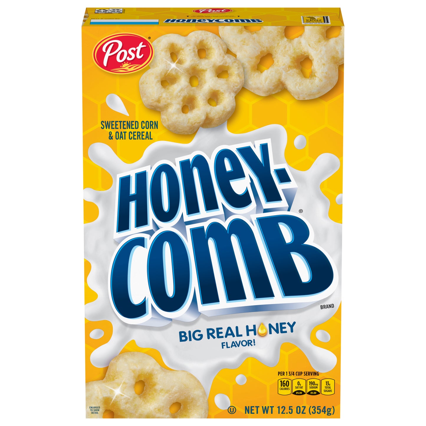 Honey-Comb Big Real Honey Flavor Cereal 12.5 oz