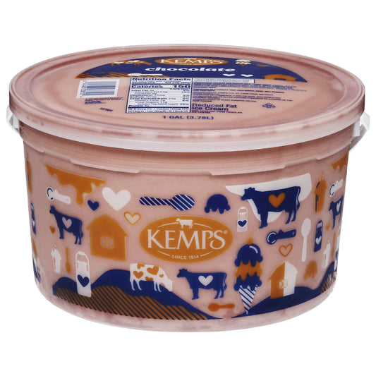 Kemps Reduced Fat Chocolate Ice Cream 1 gal