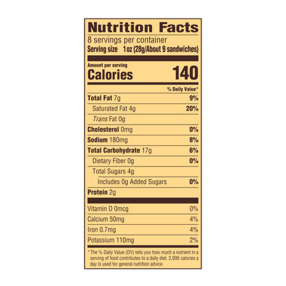 Snyder's of Hanover Filled Cheddar Cheese Pretzels Sandwiches 8 oz