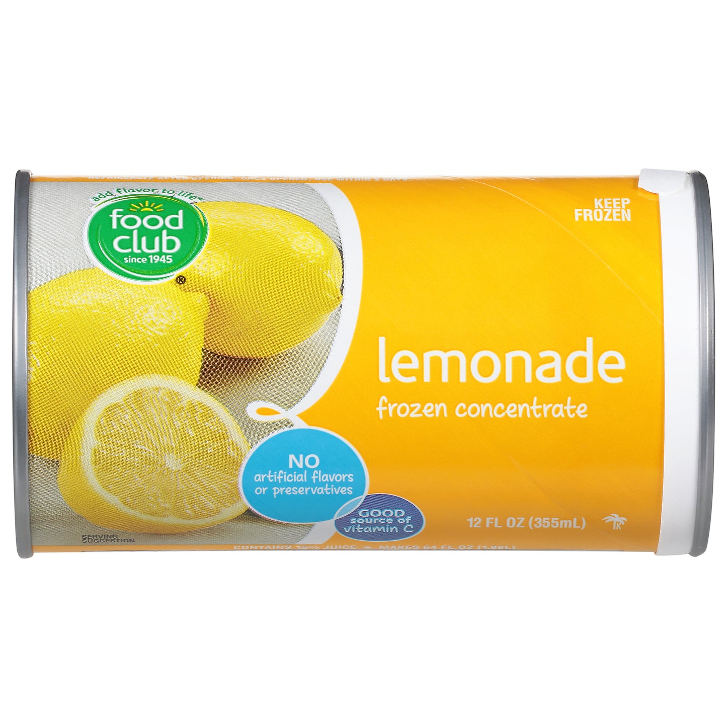 Food Club Lemonade Frozen Concentrate 12 fl oz