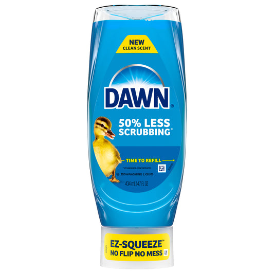 Dawn Ultra EZ-Squeeze Dish Soap, Dishwashing Liquid, Original, 14.7 Fl Oz
