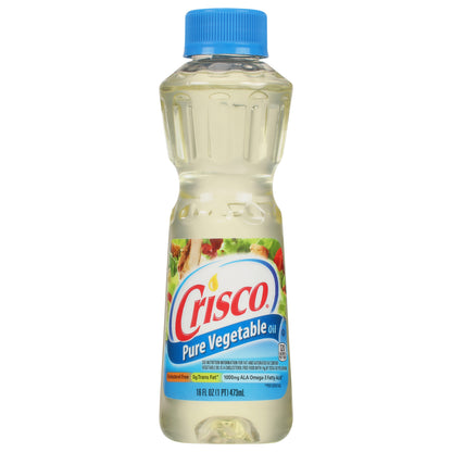 Crisco Pure Vegetable Oil, 16 fl oz