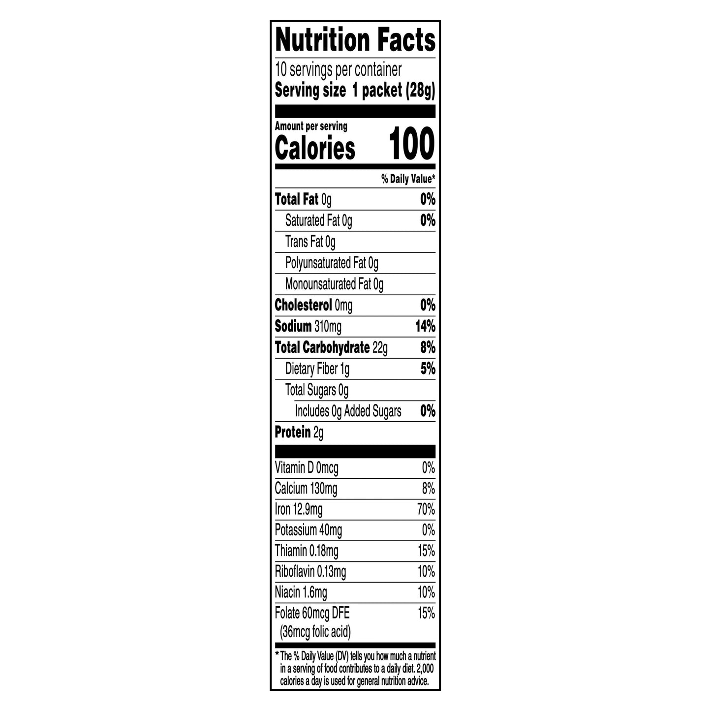 Quaker Instant Original Grits Packet 10 ea