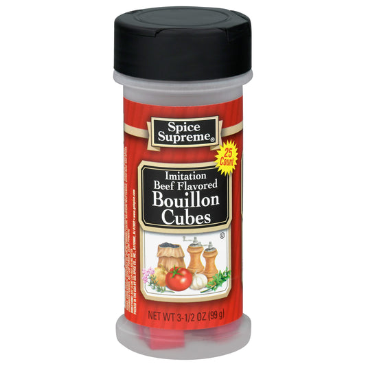 Spice Supreme Imitation Beef Flavored Bouillon Cubes 25 ea