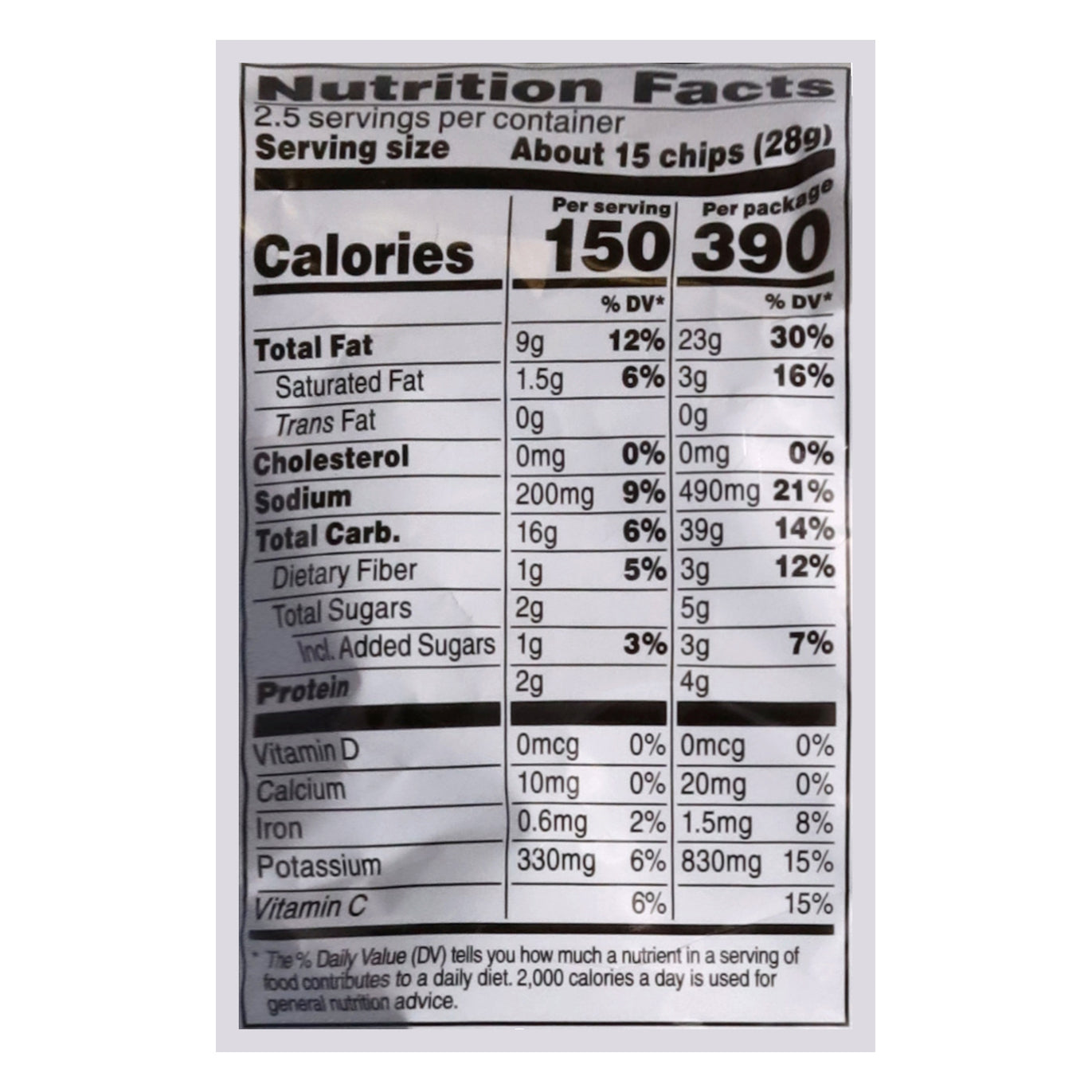 Lay's Barbecue Flavored Potato Chips 2.5 oz