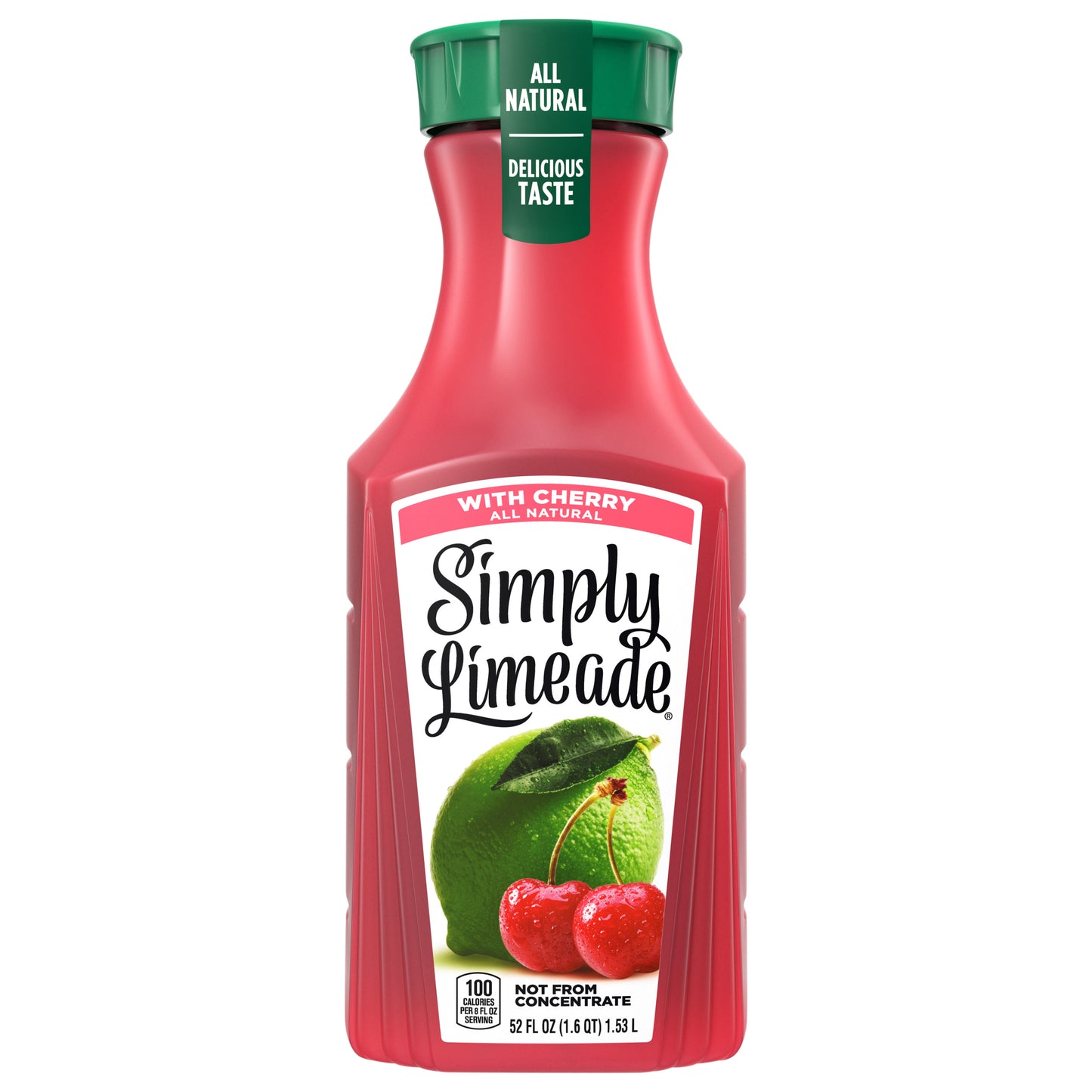 Simply Limeade with Cherry Juice Drink Bottle, 52 fl oz