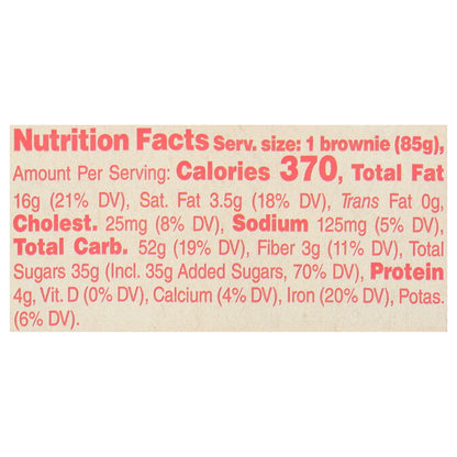 Otis Spunkmeyer Brownie with Real Chocolate Chips 3 oz