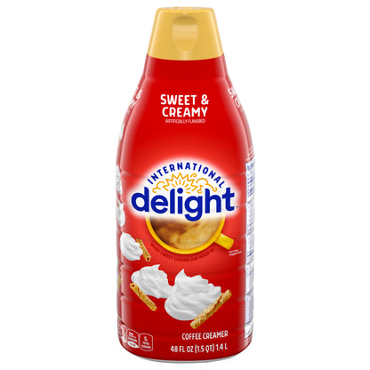 International Delight Coffee Creamer, Sweet & Creamy, 48 FL OZ Bottle