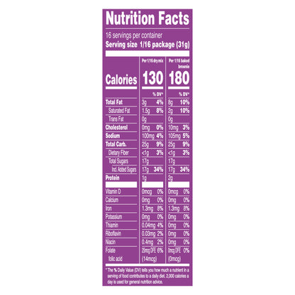 Duncan Hines Signature Double Fudge Brownie Mix, 17.6 OZ