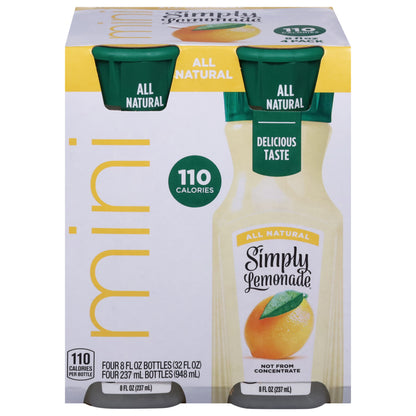 Simply Lemonade Mini 4 - 8 fl oz bottles