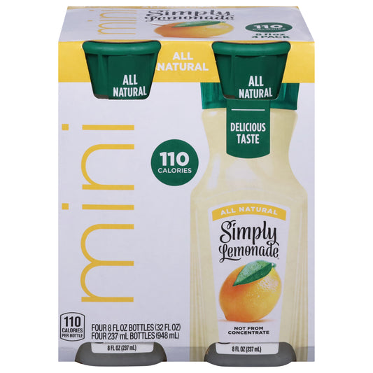 Simply Lemonade Mini 4 - 8 fl oz bottles