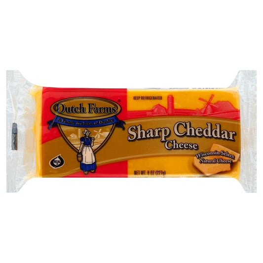 Dutch Farms Cheese 8 oz - Sharp Cheddar