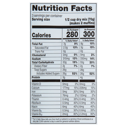 Martha White Chocolate Chip Muffin Mix 7.4 oz