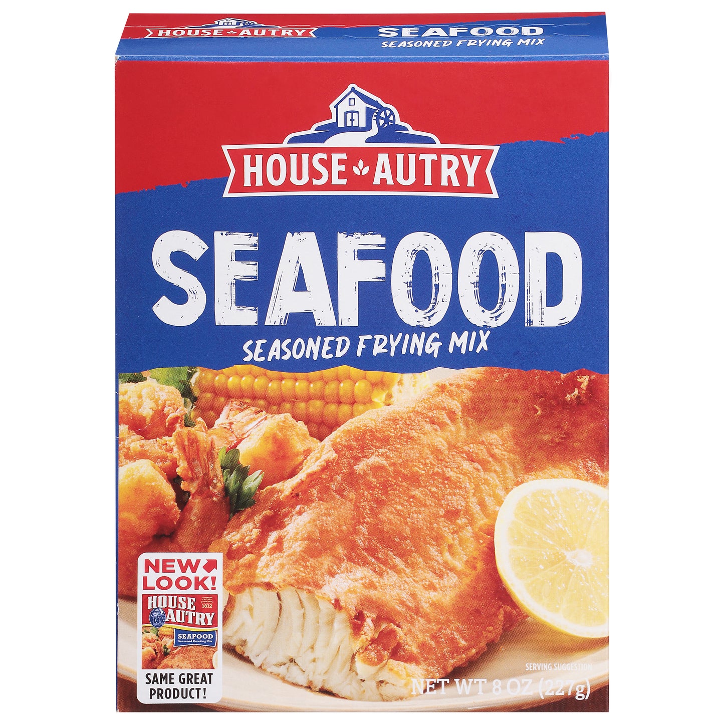 House-Autry Seafood Seasoned Frying Mix 8 oz