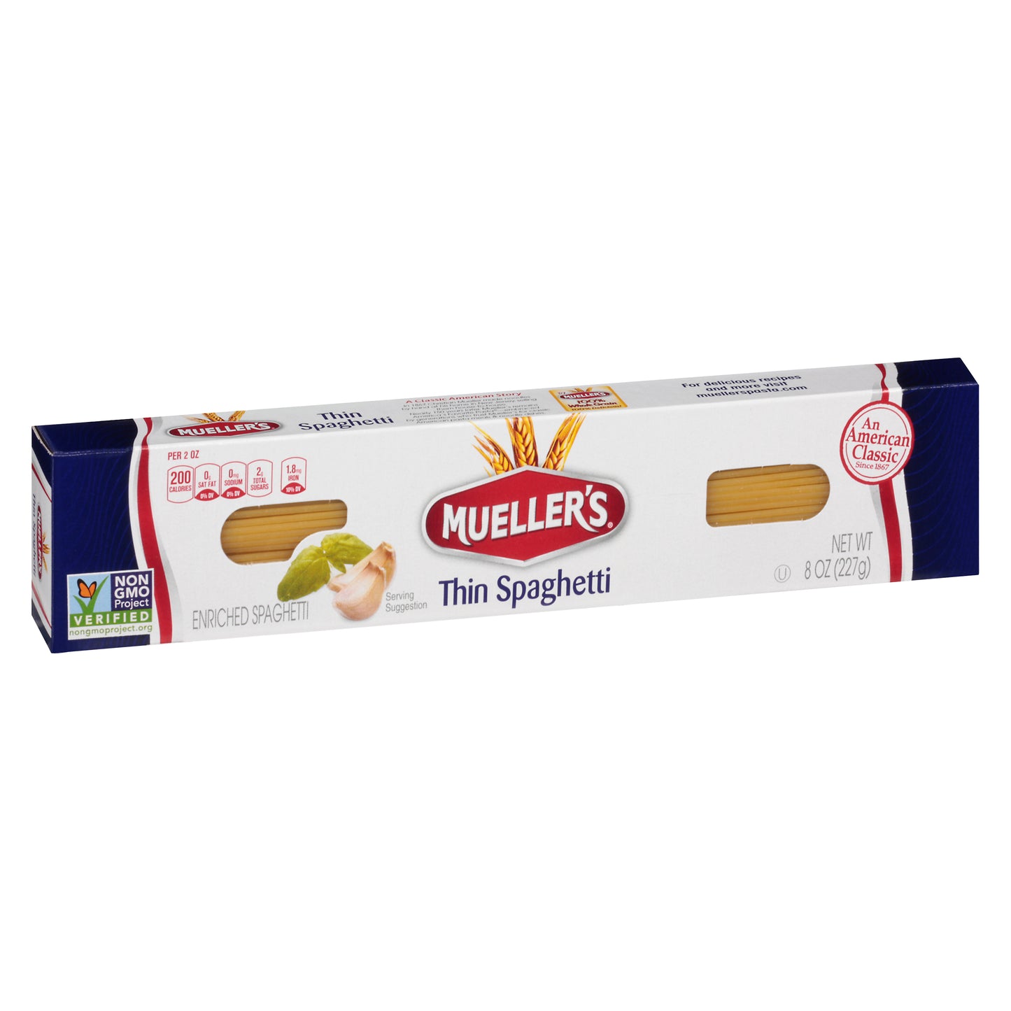 Mueller's Thin Spaghetti 8 oz