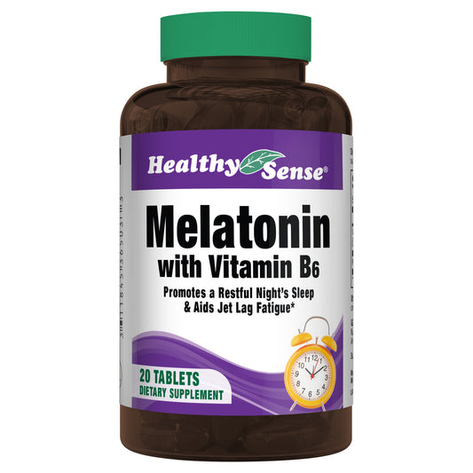 Healthy Sense MELATONIN 3MG WTIH VITAMIN B6 HEALTHY SENSE TABLETS