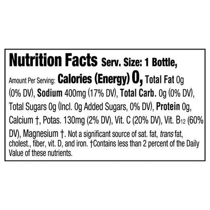 POWERADE Zero Fruit Punch Bottles, 20 fl oz, 8 Pack