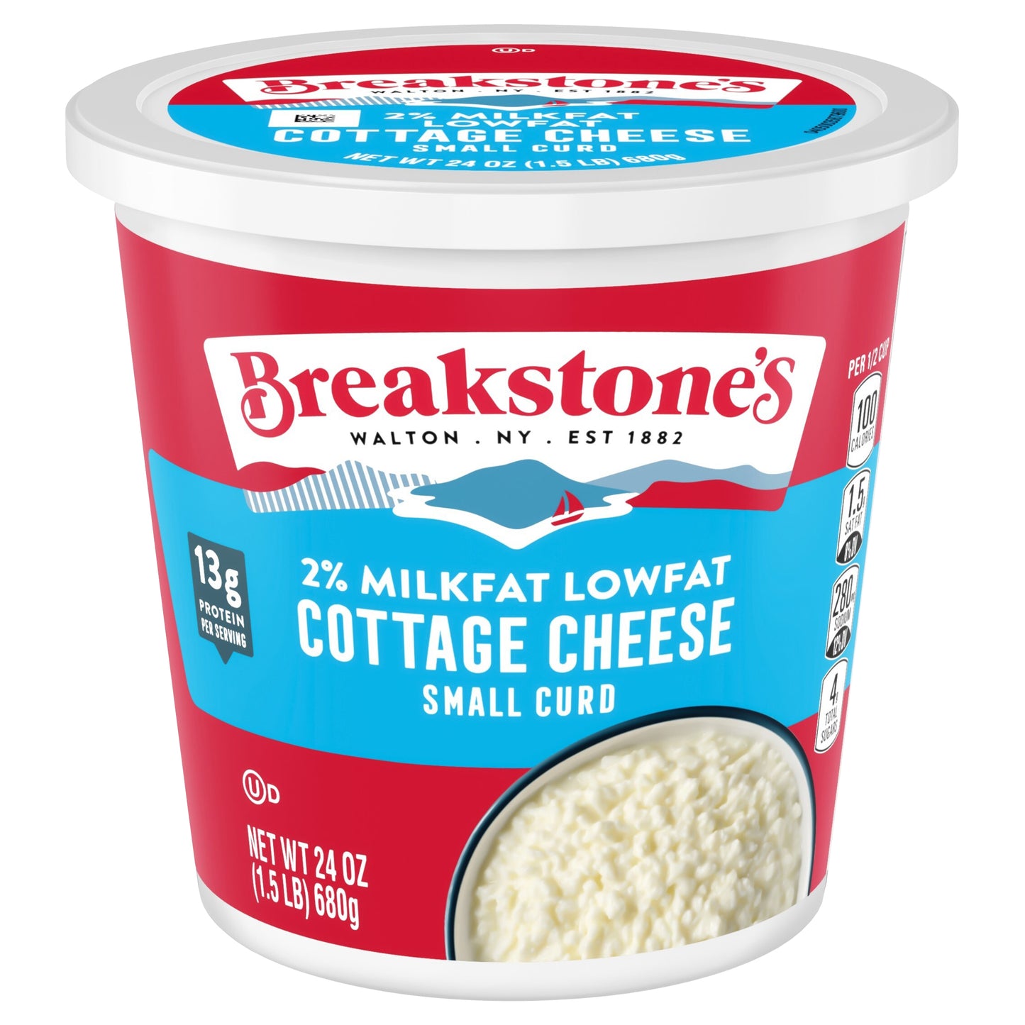 Breakstone's Low Fat 2% Milkfat Small Curd Cottage Cheese