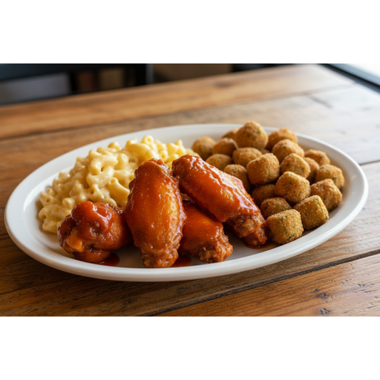 Hot Wing Dinner 6 Pc