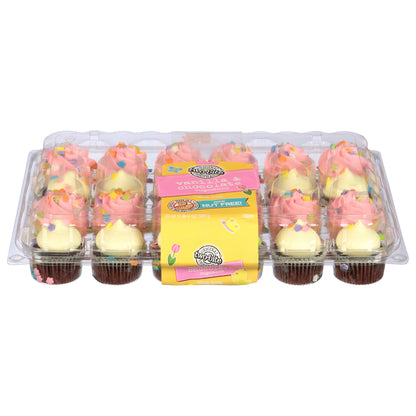 Two-Bite Original Vanilla & Chocolate Cupcakes 20 oz